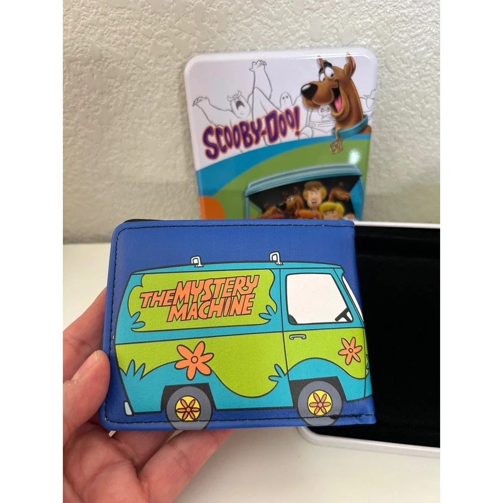 Buckle-Down Blue Scooby-Doo Mystery Machine Bifold Wallet in Tin New!